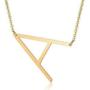 Letter A necklace